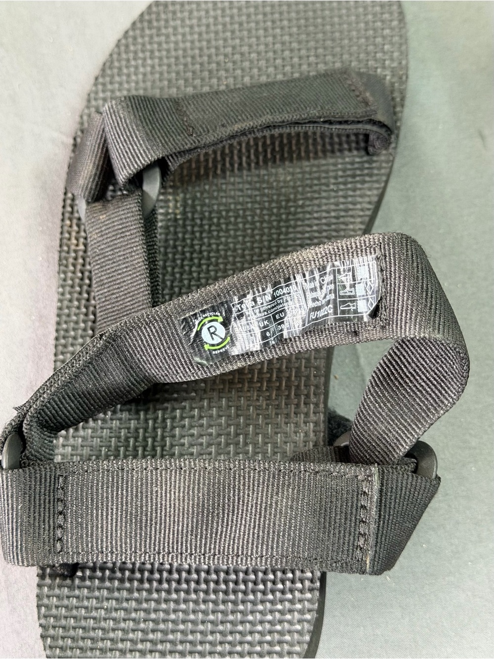 Teva Black Strap Sport Sandals - Picture 4 of 9
